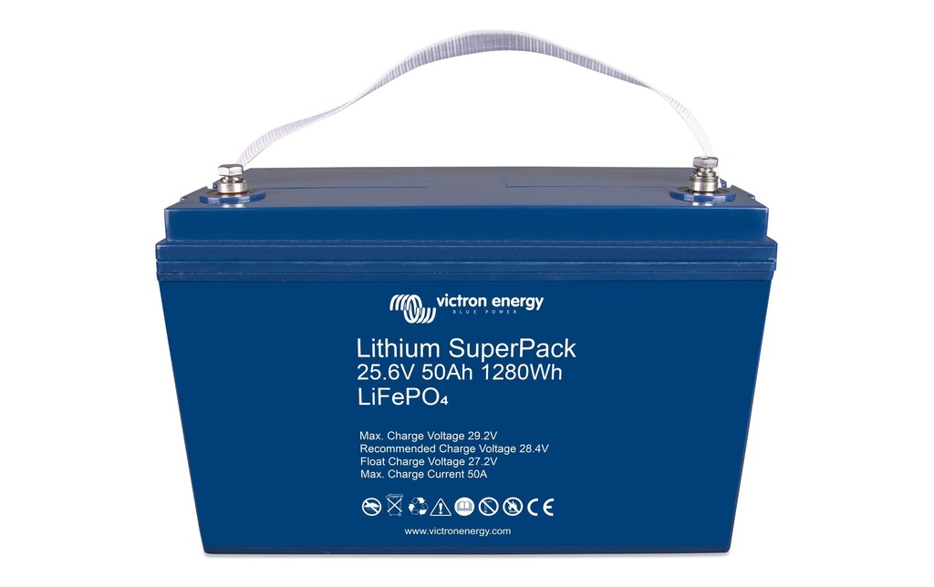 Victron Batterie Lithium SuperPack 25.6 V / 50 Ah