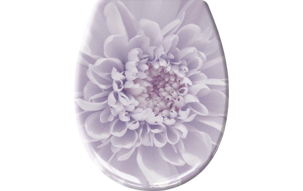Kleine Wolke Siège de toilette Dahlia avec abaissement automatique, lilas