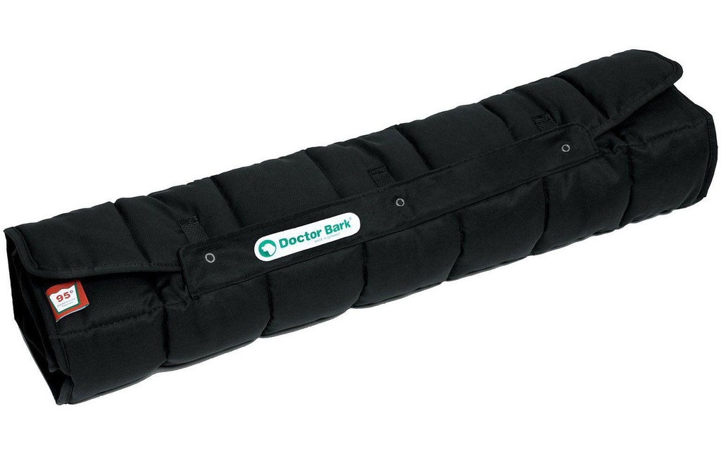 Doctor Bark Couverture pour chien Portable 70 x 100 cm, Noir