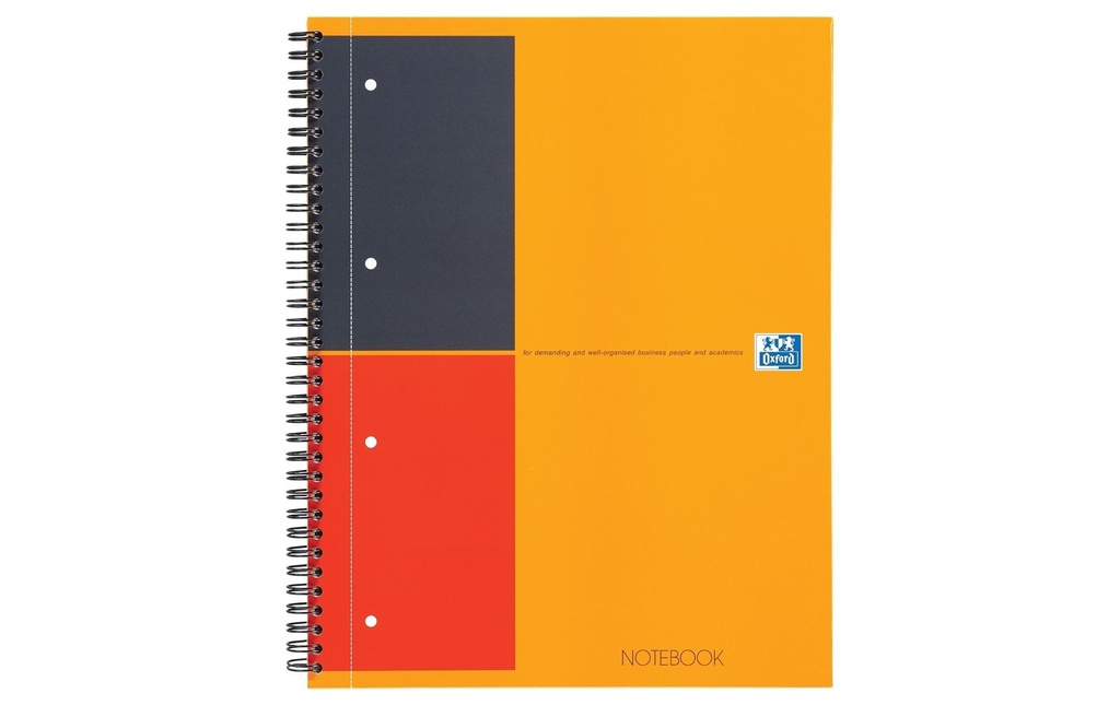 [266104036] OXFORD Notebook A4+ 6mm ligné orange (160 pces)