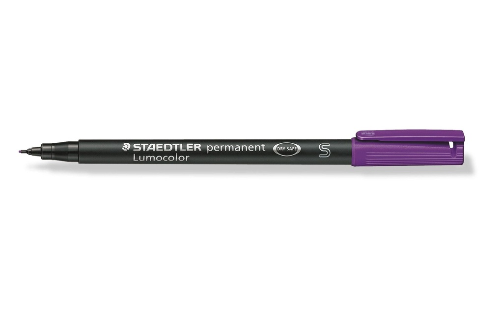 Staedtler Stylo à feuilles Lumocolor 313 S Violet, permanent, 10 pièces