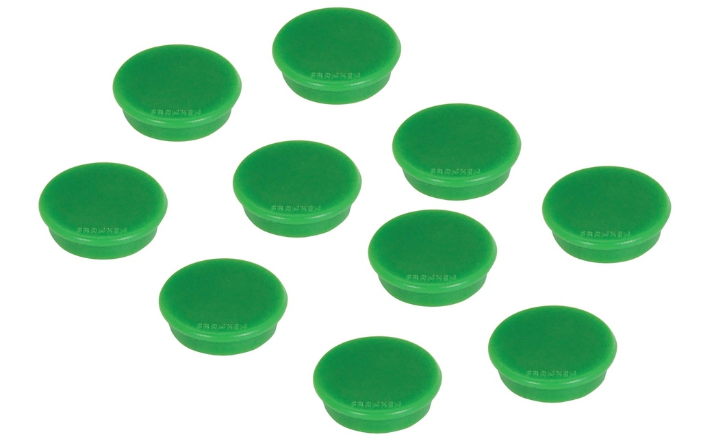Franken Aimant Ø 13 mm, 10 Pièce/s, Vert