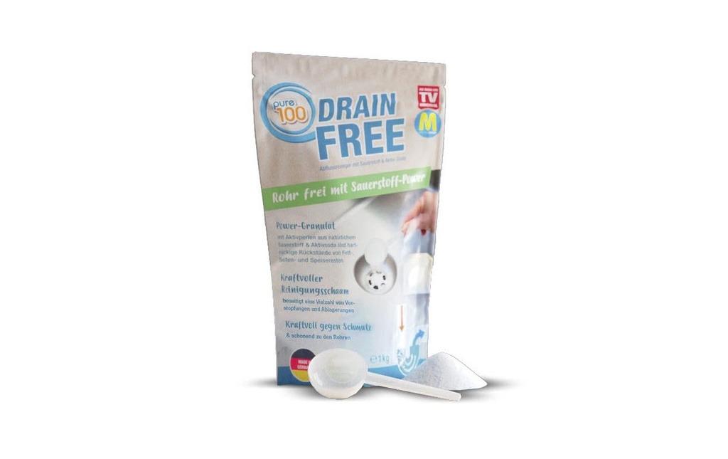 Drainfree Déboucheur de canalisation Drainfree Pure 100 1 kg