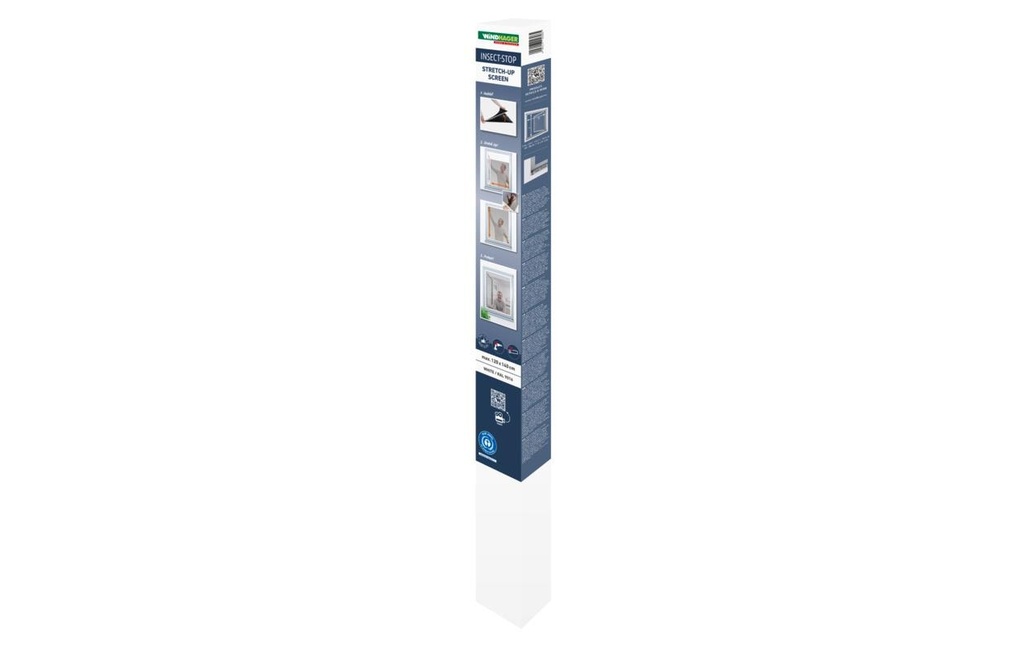 Windhager Fenêtre télescopique Stretch 120 x 140 cm, blanc