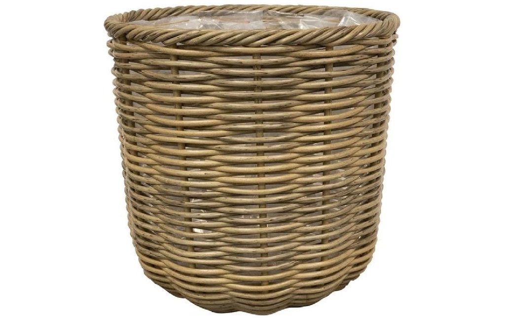 CHALET Pot de plantes Panier Chalet L 36 cm, Nature