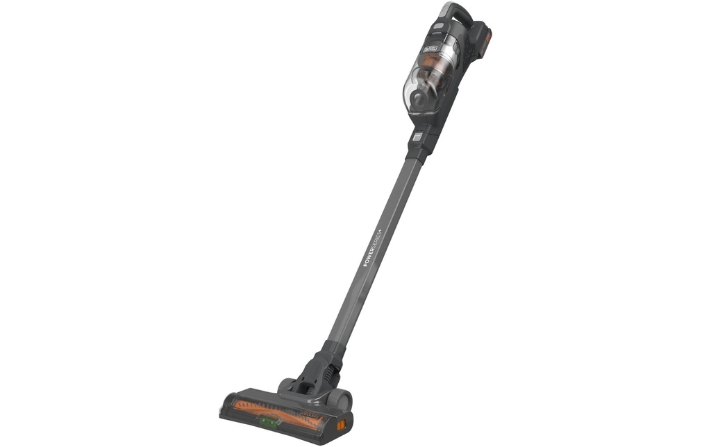 BLACK+DECKER Aspirateur à main/manche sans fil BHFEA18D1-QW Orange/Gris