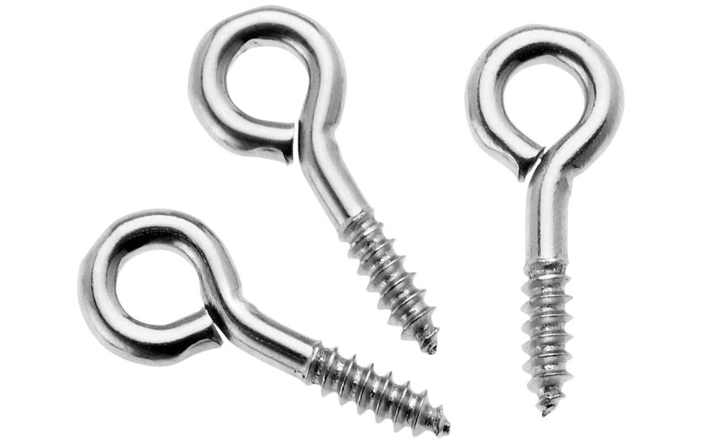 Glorex Piccole parti in ferro Anneaux de levage 8 x 3 mm, 24 pièces