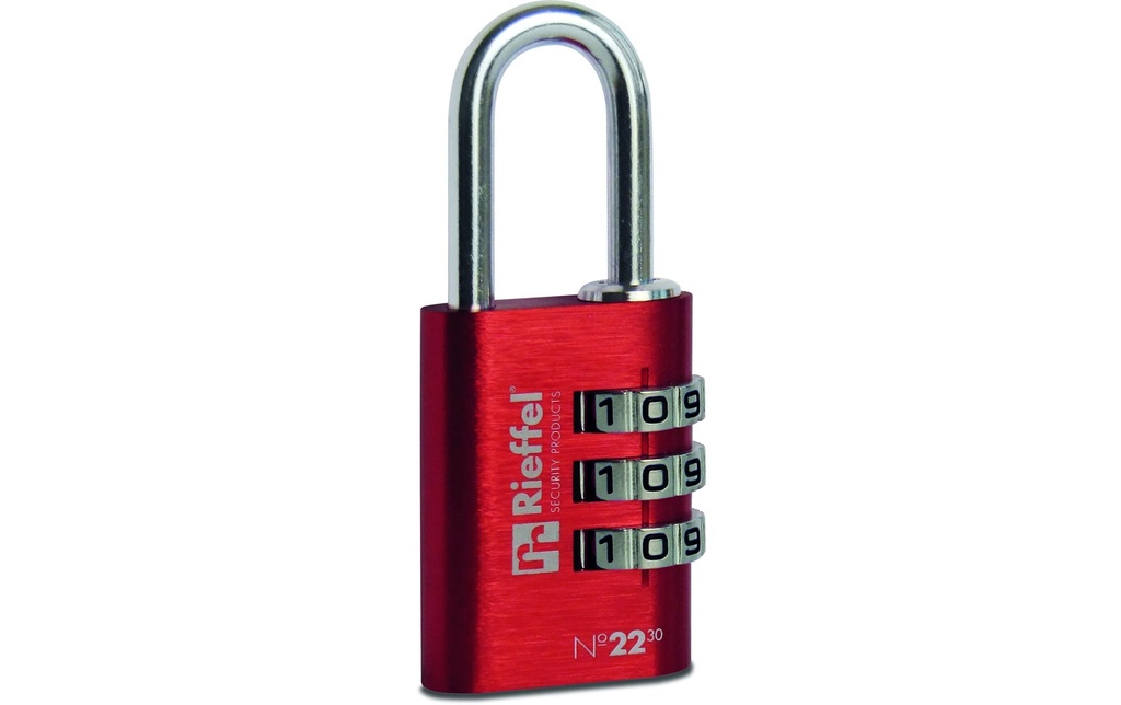RIEFFEL Cadenas alu-chiffres grand rou