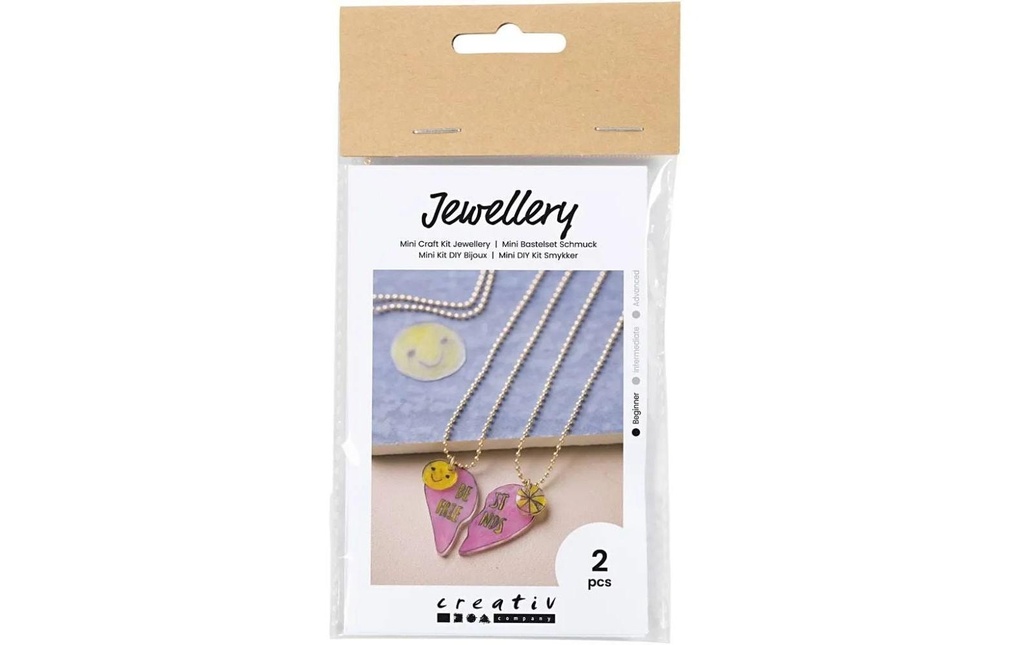 Creativ Company Kits de bricolage pour bijoux Colliers avec film rétractable