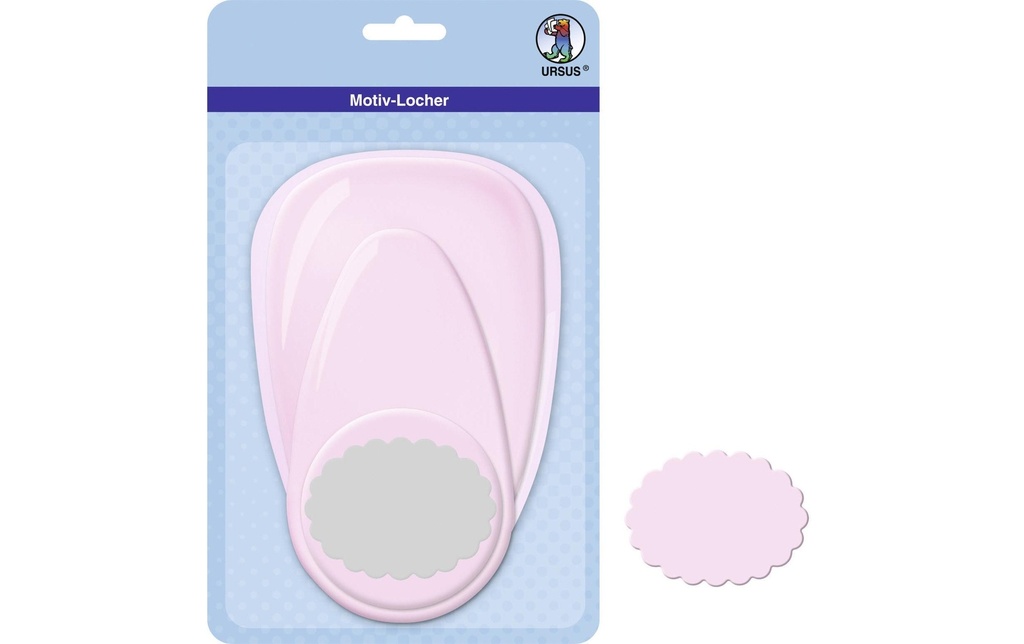 URSUS Perforatrice à motif Jumbo 7.6 cm, ovale