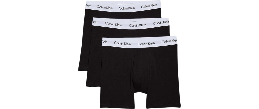 Calvin Klein Wäsche Boxer Brief 3Pk Noir, L