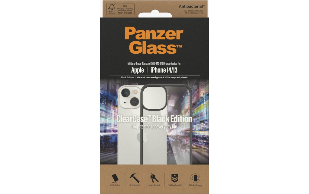 Panzerglass Coque arrière ClearCase iPhone 14