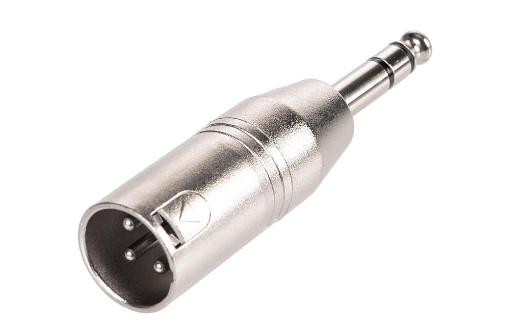 Bemero Adaptateur audio BA1102 XLR 3 pôles mâle - jack 6,3mm mâle