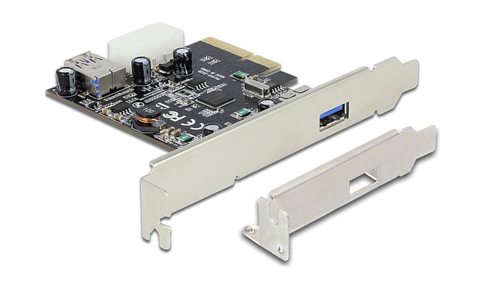 Delock Carte PCI Express 89399 USB 3.1 Gen2 - 1x externe   1x interne