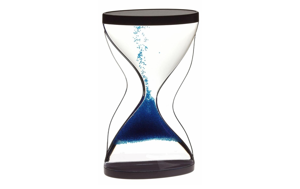 TFA Dostmann Sablier 11.7 cm, noir/bleu