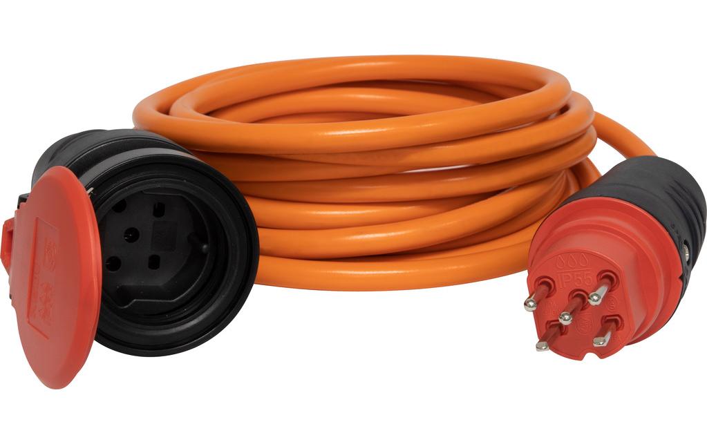 Brennenstuhl Câble de prolongation 10 m T15 - T15 Orange