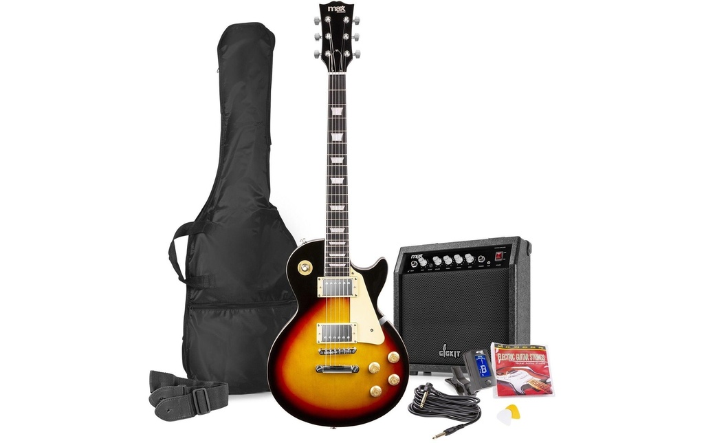 MAX Guitare électrique GigKit – Sunburst