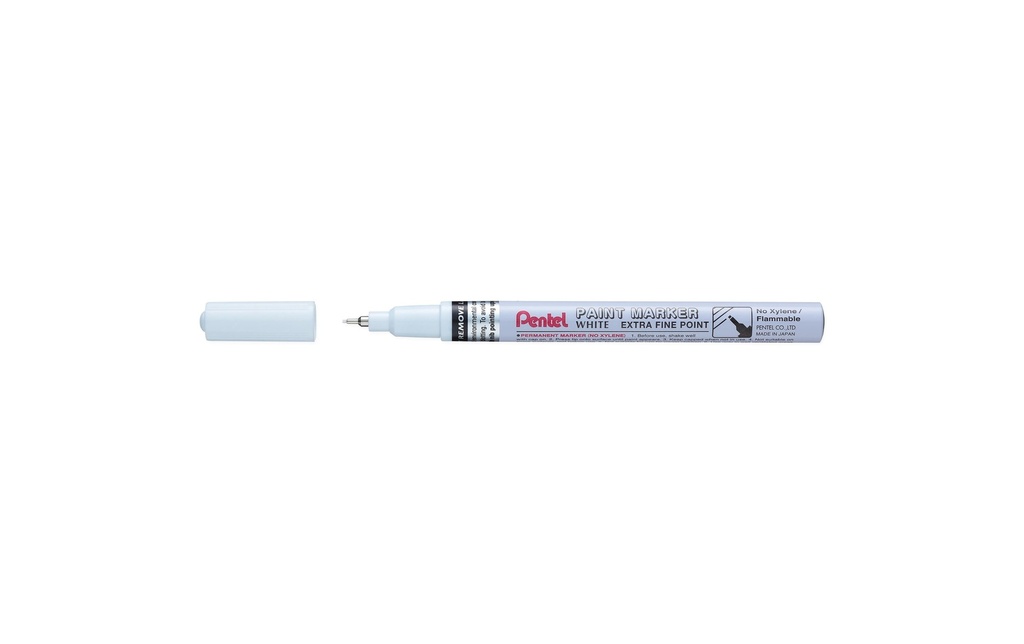 pentel Marqueur indélébile 0,7 mm Blanc