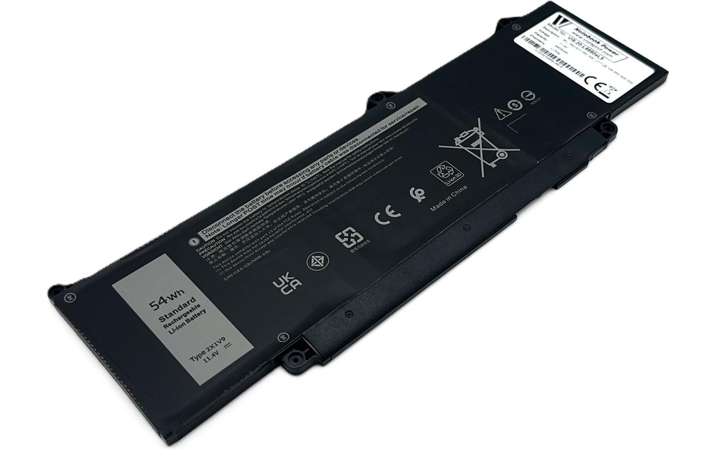 Vistaport Batterie pour Dell Precision, Latitude, Inspirion