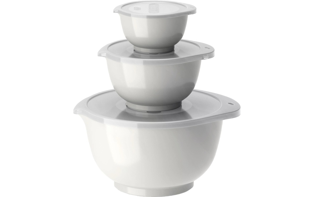 Rosti Kits de bol mélangeur New Margrethe 0.25 l/0.75 l/3 l, Blanc