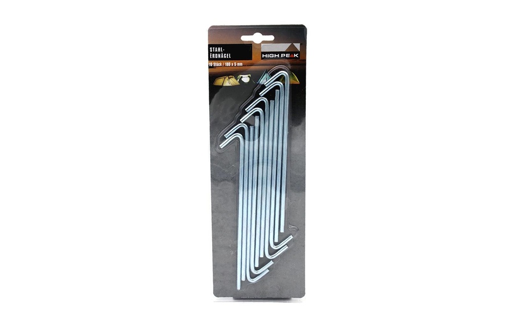 High Peak Piquets en acier Pin Peg