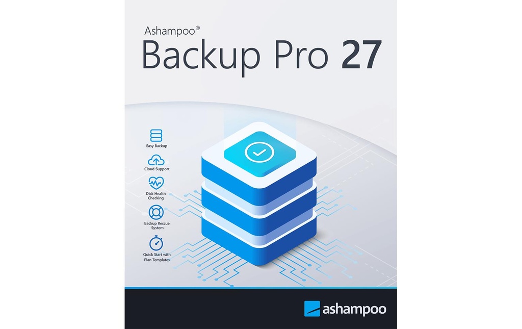 Ashampoo Backup Pro 27 ESD, version complète, 1 PC
