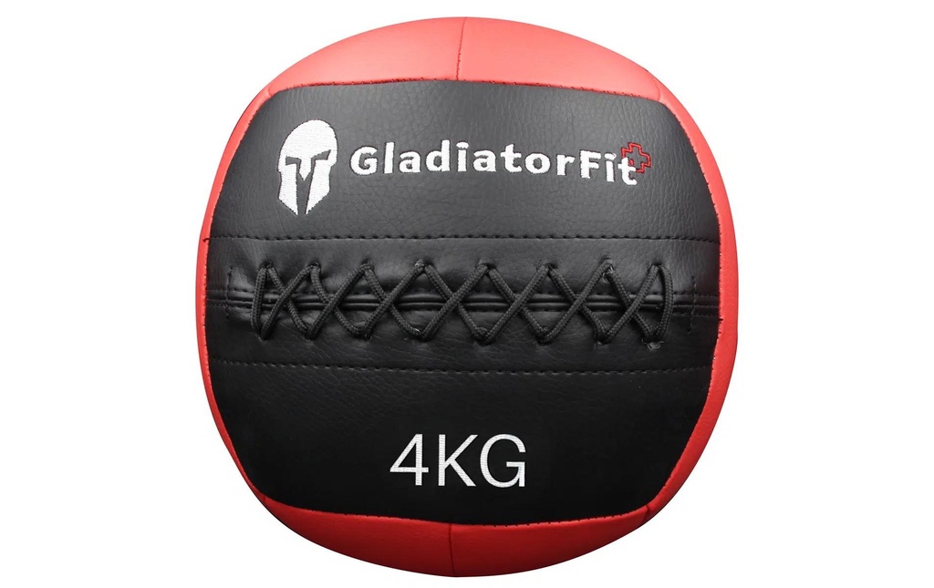 Gladiatorfit Balle médicinale Wall Ball ultra-résistant 4 kg