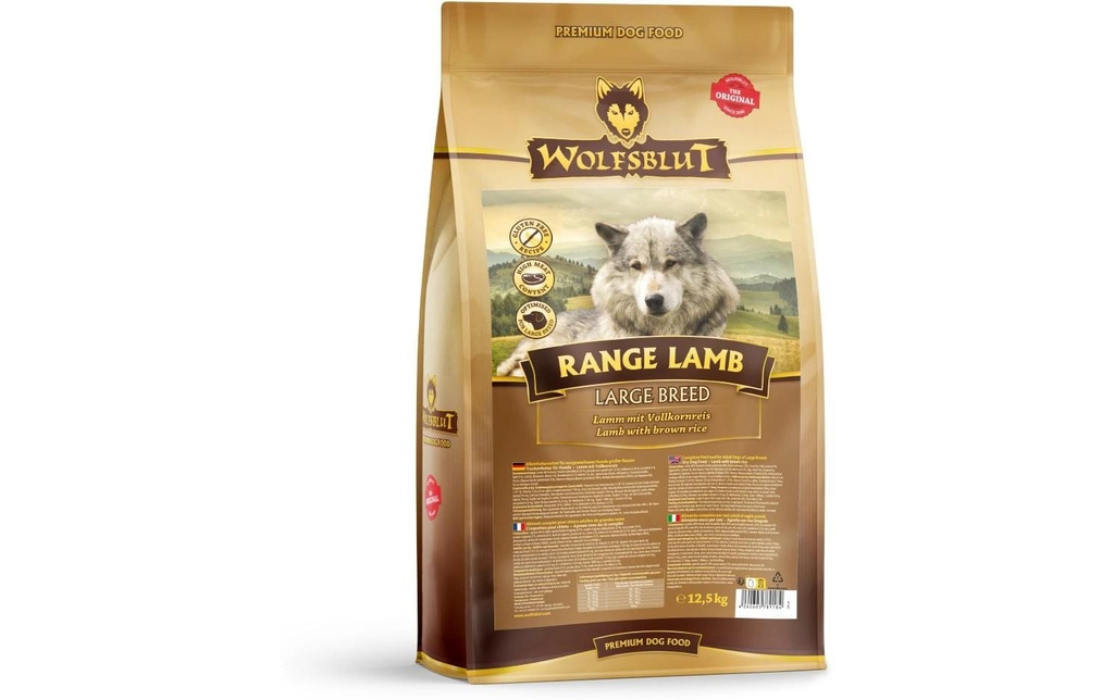 Wolfsblut Alimentation sèche Dog Large Breed Range Lamb Adult, 12.5 kg