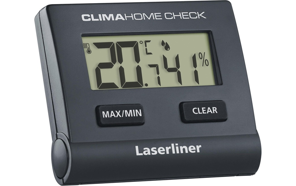 Laserliner Thermo/hygromètre ClimaHome-Check Noir Digital