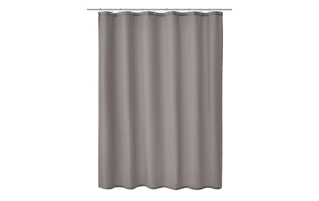 Kleine Wolke Rideau de douche Kito 240 x 180 cm, Gris foncé