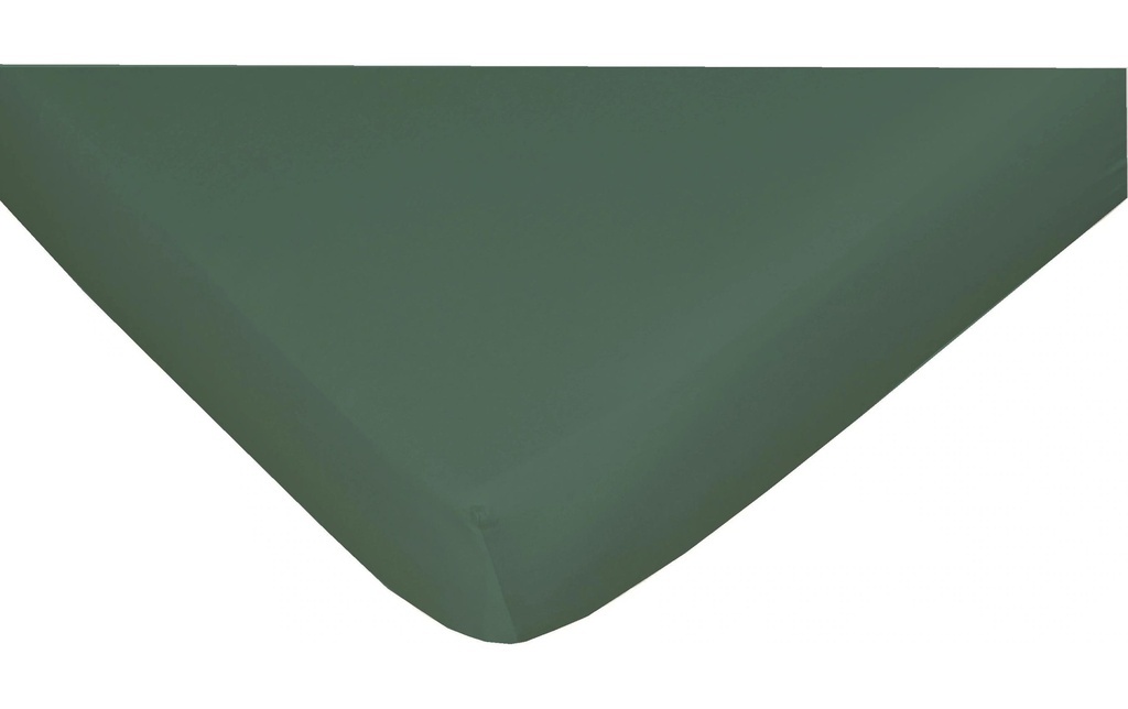 Night Fashion Drap-housse Jerry 180-200 x 200 cm, Vert sapin