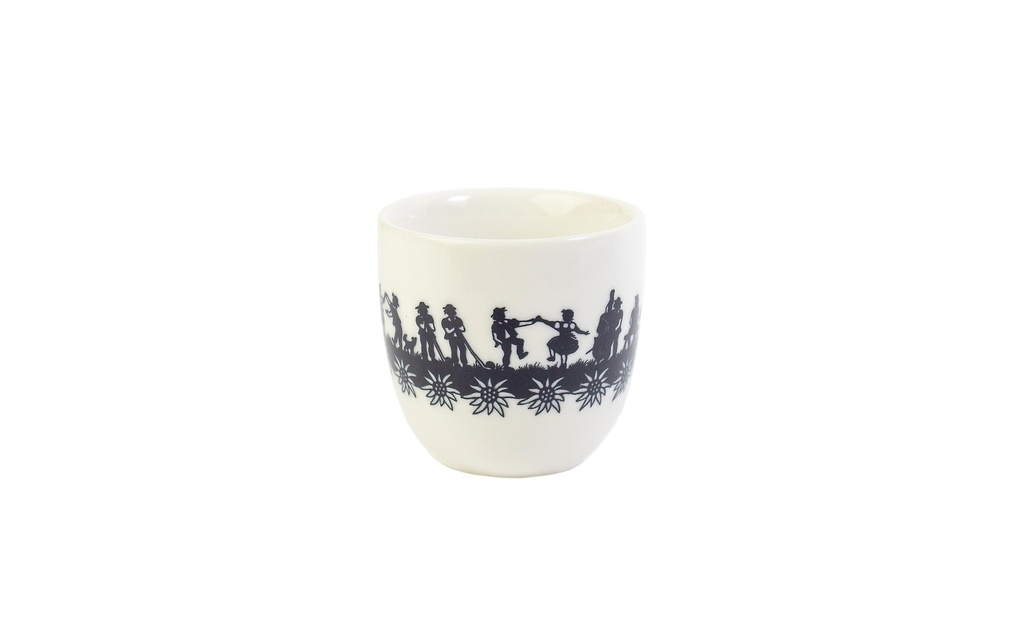 Trendform Tasse à espresso Swiss Tradition 60 ml, 1 Pièce/s, Noir/Blanc