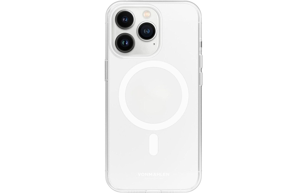 Vonmählen Coque arrière Étui transparent MagSafe iPhone 15 Pro Max