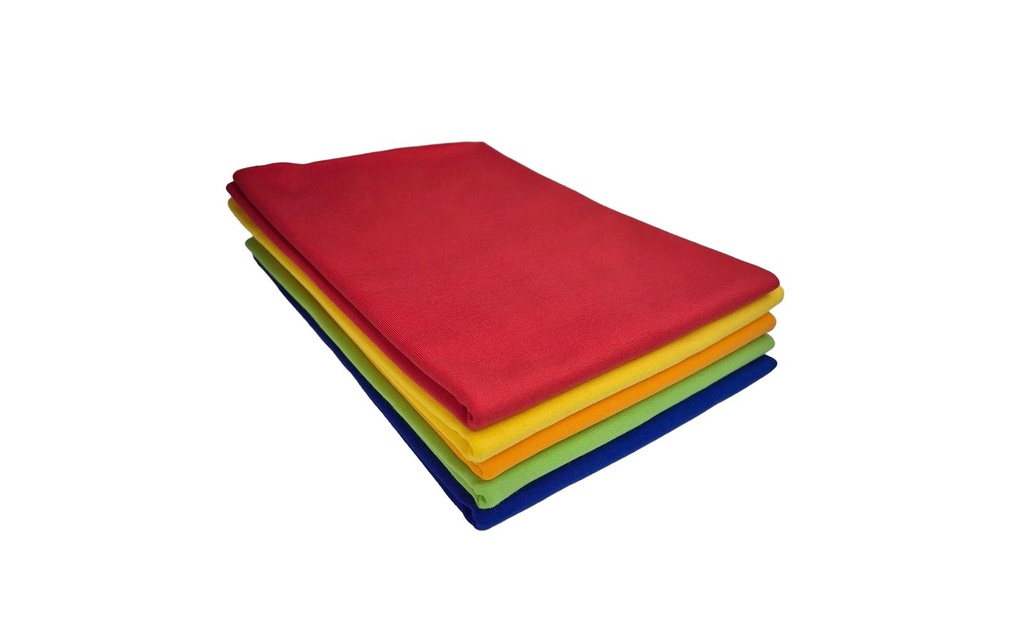 Stoffe Tissu Jersey uni couleurs primaires 5 pièces, 5 x 0,5 m