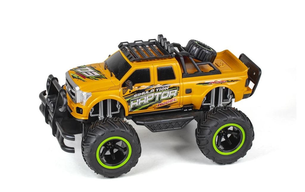 TEC-TOY Monster Truck Raptor Jaune, 1:12