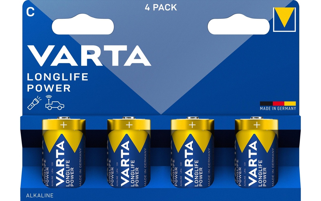 Varta Pile Longlife Power C , 4 Pièce/s