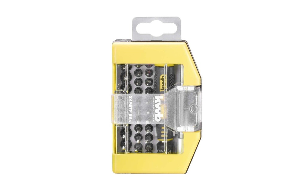 kwb Kits de bits Safety Bits 37 pièces