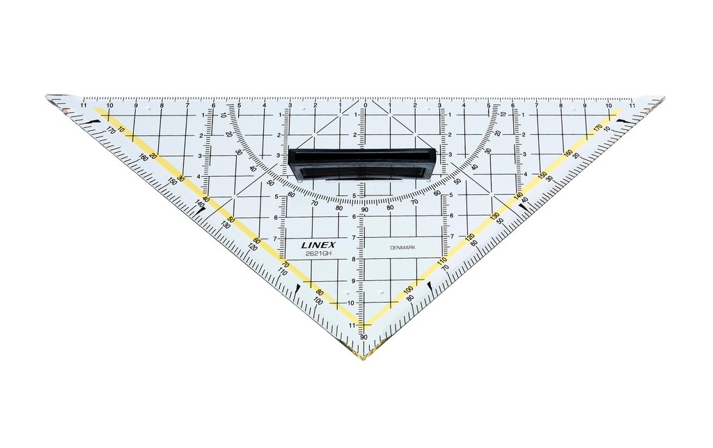 LINEX Equerre géom.av.poignée 22.5
