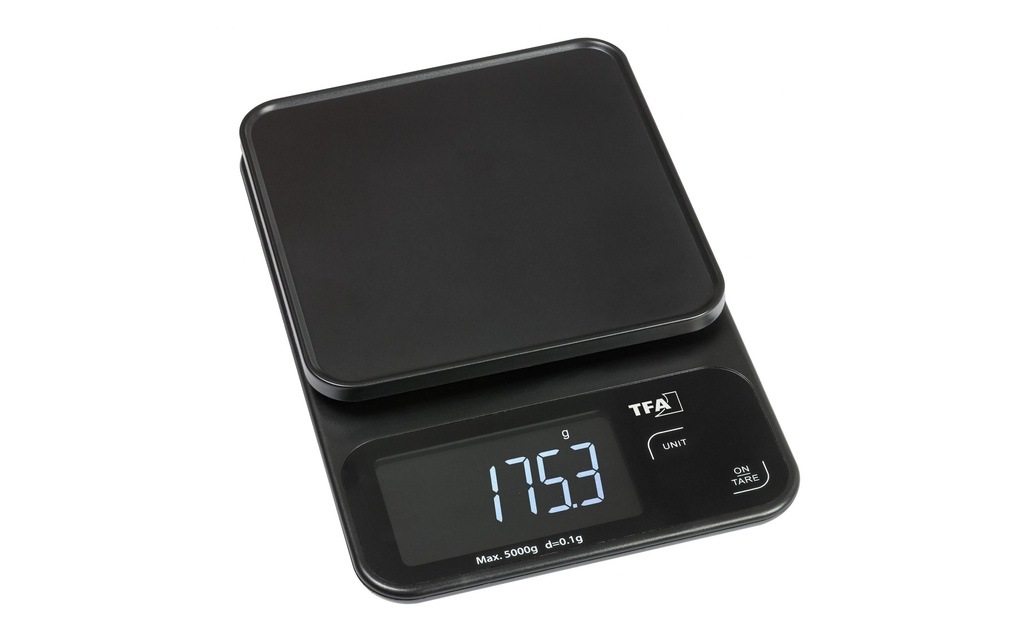 TFA Dostmann Balance de cuisine Cookie Noir