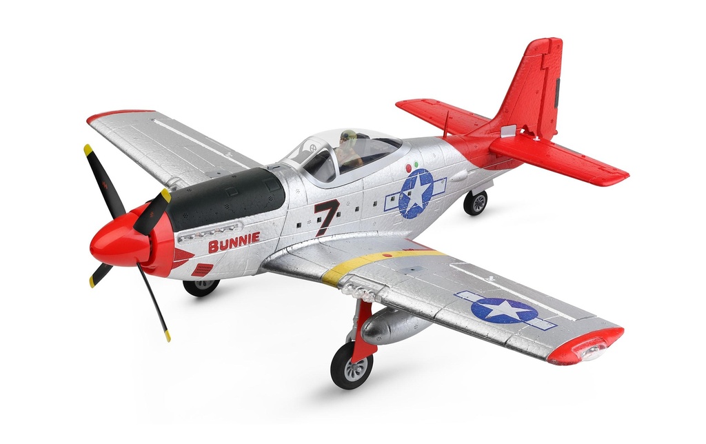 Amewi Warbird AMXflight P51 560 mm 4 canaux, gyroscope, RTF