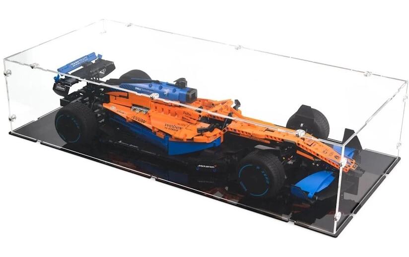 iDisplayit Modules de construction Présentoir en acrylique pour LEGO 42141 Voiture de course