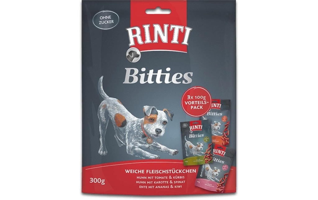 Rinti Friandise Bitties, 3 x 100 g