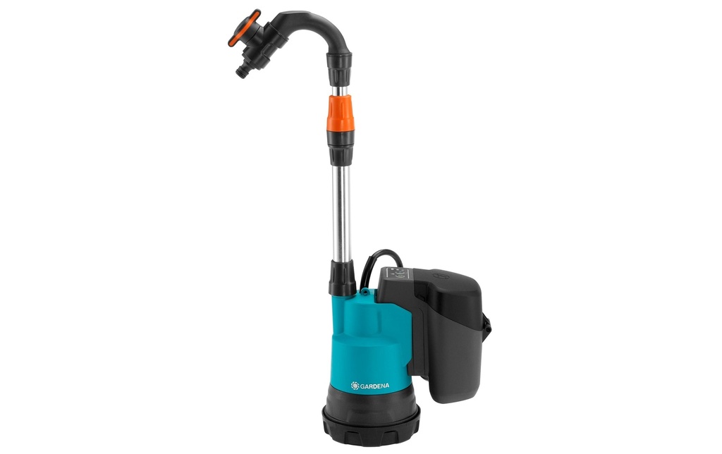 GARDENA Pompe de tonneau de pluie 2000/2 18 V P4A, Solo