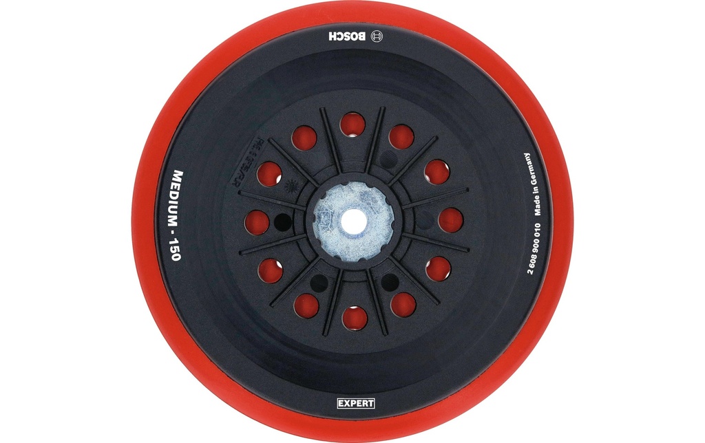 Bosch Professional Plateau d'appui EXPERT Multihole pour Bosch, 150 mm, moyen