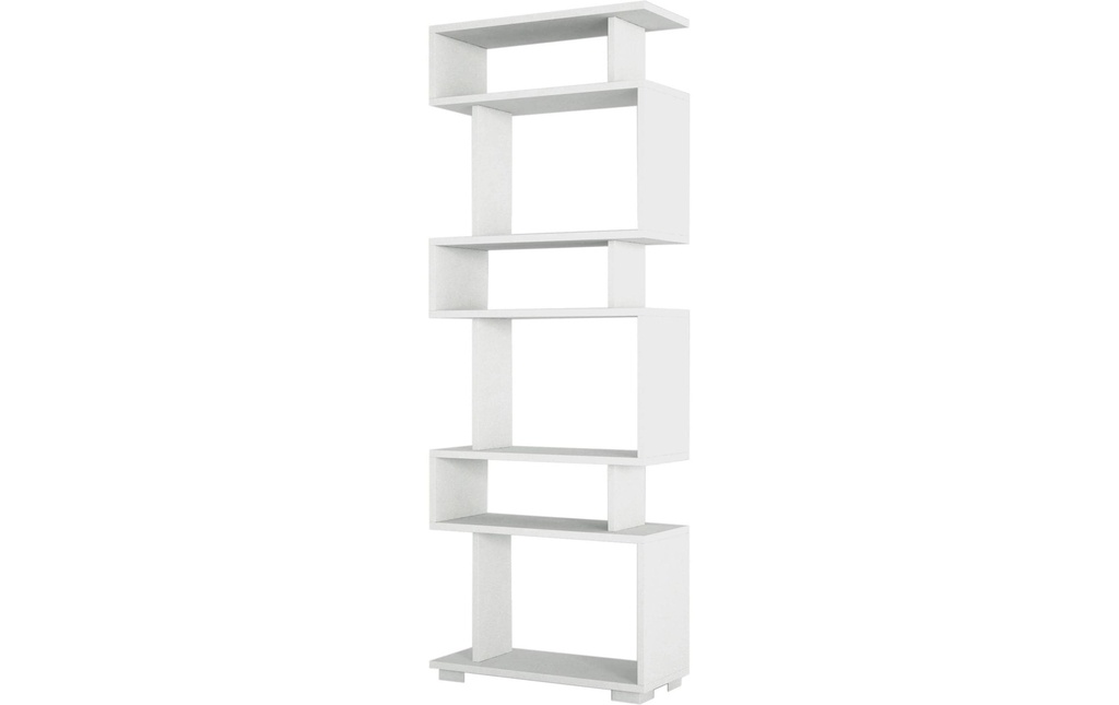 Woody Fashion Étagère Blok 60 x 165 x 19,5 cm, Blanc