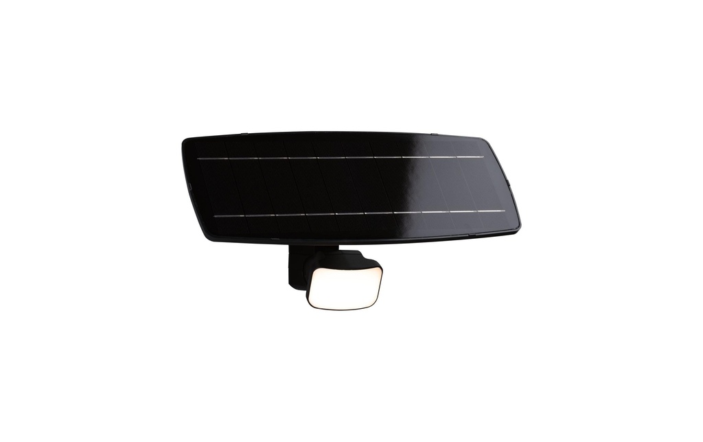 Paulmann Projecteur solaire Flotas avec détecteur de mouvement IP65 3000K 700 lm