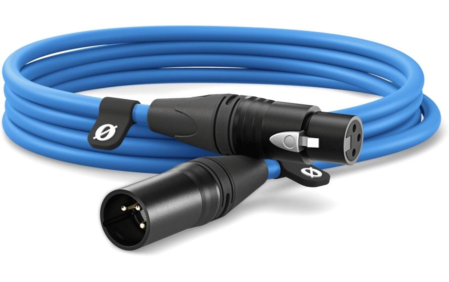 Rode Câble XLR XLRm-XLRf 3 m, Bleu