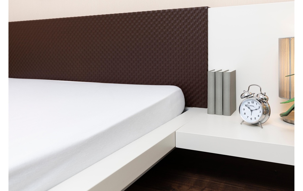 COCON Drap-housse molletonné 140 x 200 cm, Blanc