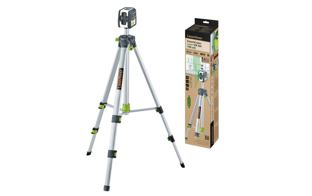 Laserliner Laser à lignes croisées Kit SmartCross-Laser GX 150cm 40 m