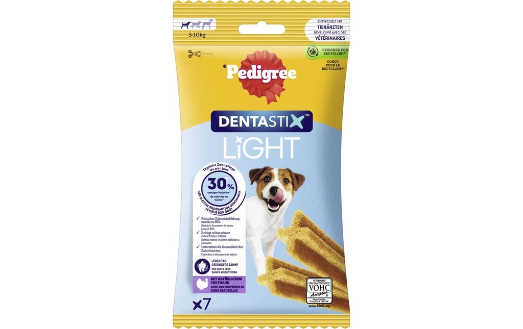 Pedigree Denta Light Singles 7-Pack Small 58 g